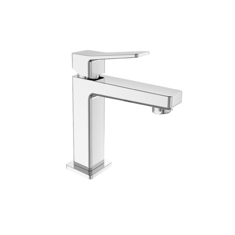 MISCELATORE LAVABO OMBRA PLUS CON SCARICO CLICK-CLACK CROMO