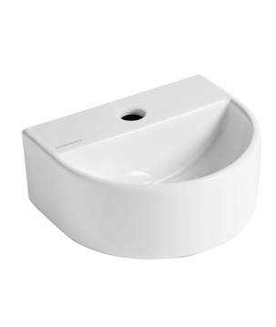 Lavabo SMALL 01da appoggio o sospeso monoforo