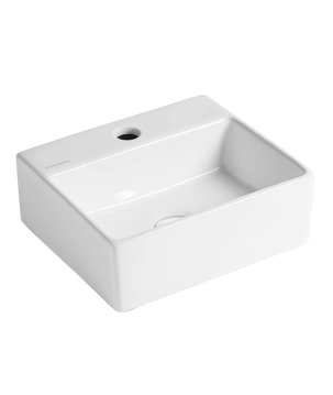 Lavabo SMALL 02 da appoggio o sospeso monoforo